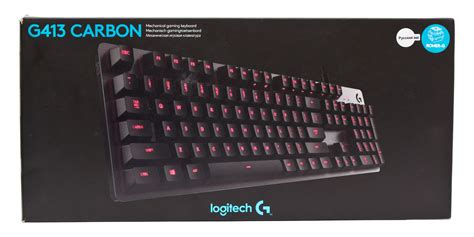 Обзор механической игровой клавиатуры Logitech G413 Carbon