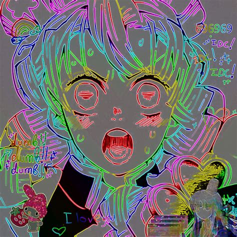 Glitchcore Anime Wallpaper