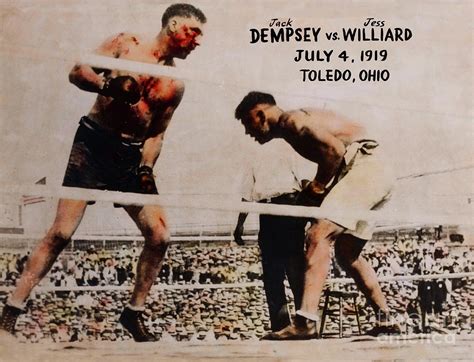 Jack Dempsey Vs Jess Willard 1919 The Most Brutal Fight In Hi