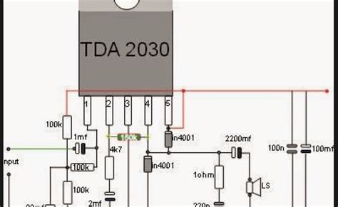 Skema Rangkaian Amplifier Ic Tda 2030 Skema Rangkaian Elektro Gambaran