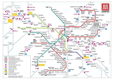 Manchester Transport Map Bristoleñ