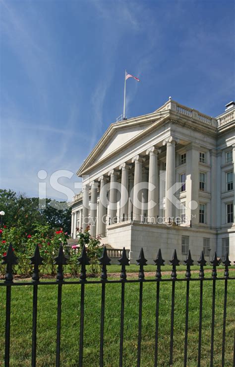 National Treasury Building In Washington Dc Stock Photo Royalty Free