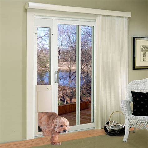 The only solution you left within this case is a diy pet door. Medium Fully Automatic LowE Sliding Glass Pet Door Regular ...
