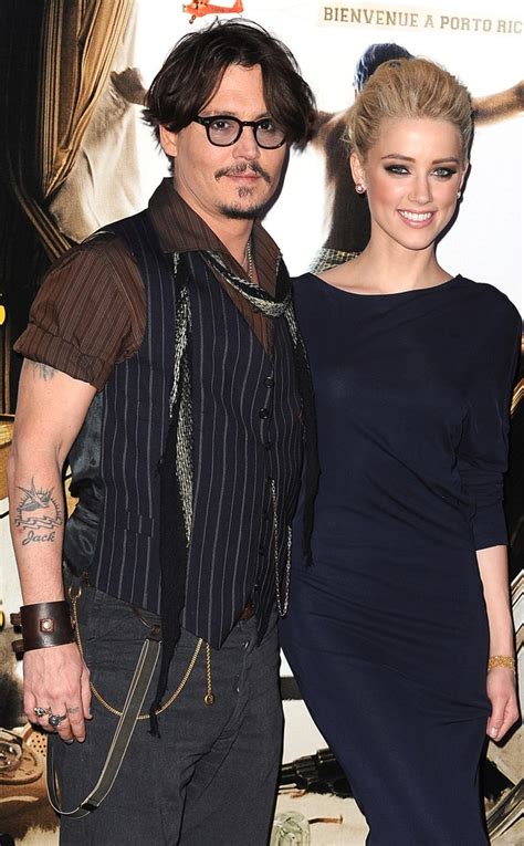 All Smiles From Johnny Depp And Amber Heard Romance Rewind E News
