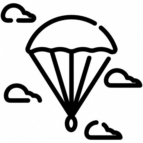Parachute Sport Skydive Outdoor Parachuting Icon Download On