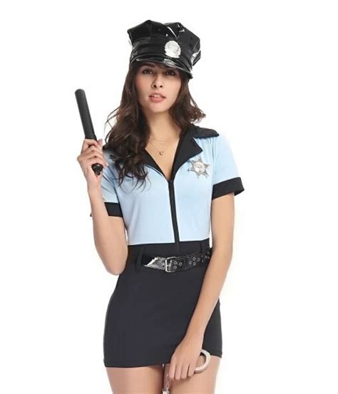 Police Party Costume Sexy Female Police Uniform Police Style Sexy Cosplay Sexy Ladies Police