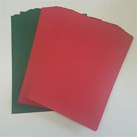 Stella Crafts A4 Xmas Red Card Stock X 10 Sheets 240gsm 297mm X 210mm