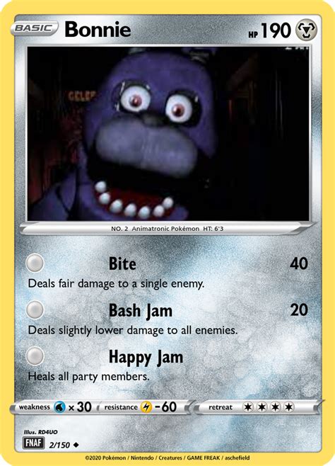 Cool Fnaf Pokemon Cards I Made Fandom