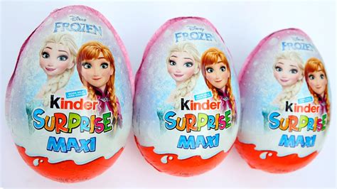 Frozen Kinder Surprise Maxi Giant Egg Disney Elsa Anna Kinder Egg