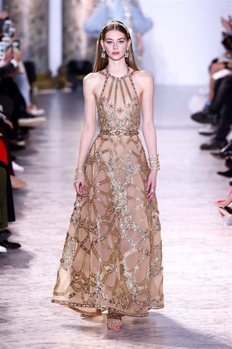 Elie Saab Couture Fashion Show Collection Spring Summer Presented During Paris Fashion