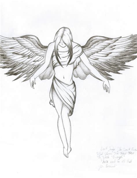 Angel Tattoo Sketch By Creativelifeinthego On Deviantart