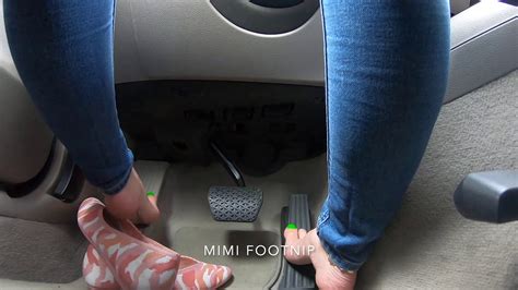 Driving Bmw In Flats And Barefoot Pedal Pumping Youtube