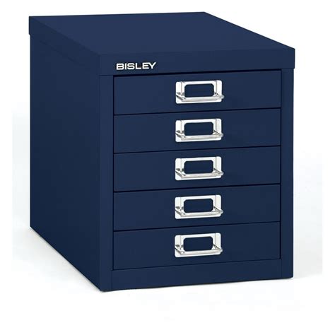 Bisley Steel 5 Drawer Desktop Multidrawer Storage Cabinet
