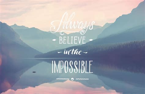 The Impossible Inspirational Quote Wallpaper Mural Hovia Laptop
