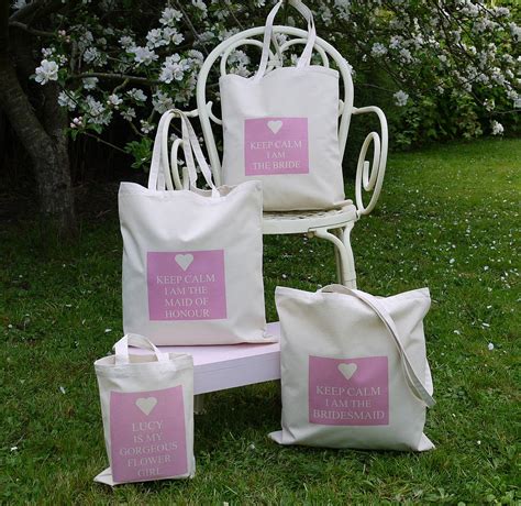 Personalised Keep Calm Bride Bag By Andrea Fays