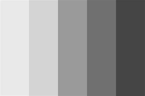 Gray Gradient Color Palette