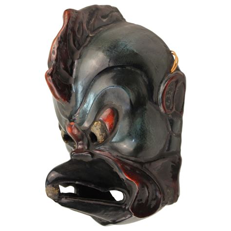Rare Mask Wooden Mask Kagura Mask Noh Mask Japanese Karasu Tengu Mask
