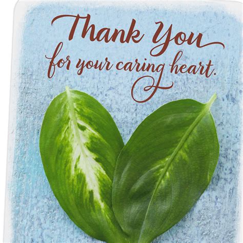 Your Caring Heart Really Makes A Difference Thank You Card Greeting