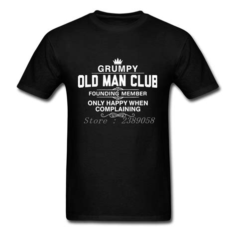 Brand Tee Shirts Mens Short Sleeve Grumpy Old T Shirt Cheap Funny Mens