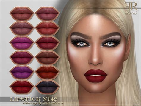 Standalone Found In Tsr Category Sims 4 Female Lipstick Ombre