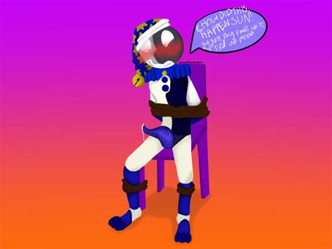 Rule 34 Animatronic Arms Behind Back Artist Request Blue Penis Blush