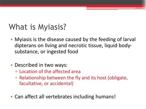 Ppt Myiasis Powerpoint Presentation Free Download Id4553666
