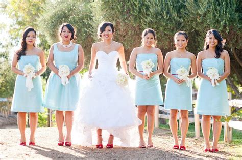 Blue And Red Bridesmaids Photography Leila Brewster Leilabrewsterphotographyblog Com