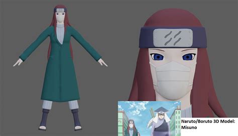 Naruto Boruto 3d Model Misuno By Chakrawarrior2012 On Deviantart