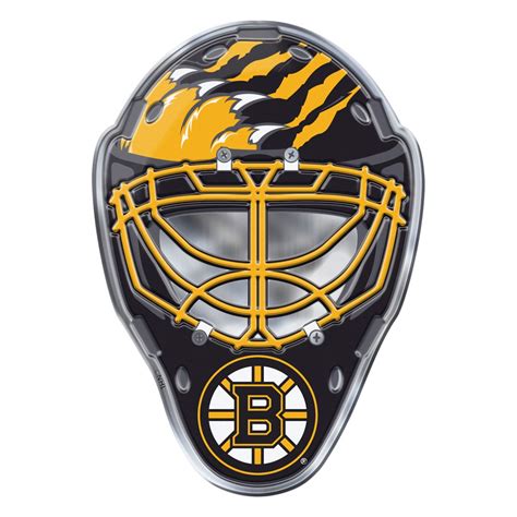Nhl Boston Bruins Embossed Helmet Emblem Fanmats Sports Licensing