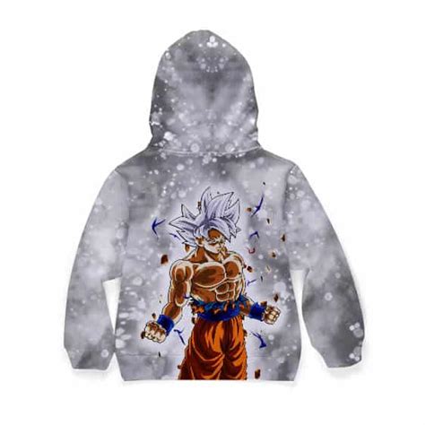 Dragon Ball Z Son Goku In His Ultra Instinct Form Kids Hoodie