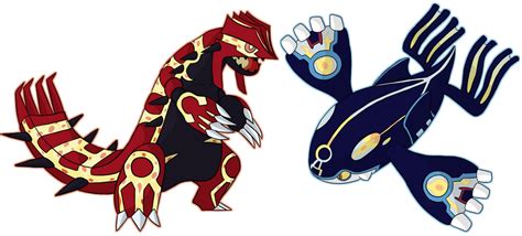 Primal Kyogre And Groudon By Yellowy Yellow On Deviantart