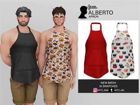 The Sims Resource Alberto Apron