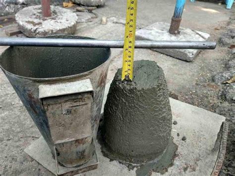 Slump Test Of Fresh Concrete With Slump Cone Archives Civil