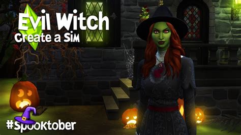 🎃 Spooktober 🎃 Halloween Group Collab Evil Witch Create A Sim The