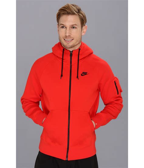 Order online now for next day delivery and easy free returns. Nike Aw77 Fleece Fz Hoodie in Red for Men | Lyst