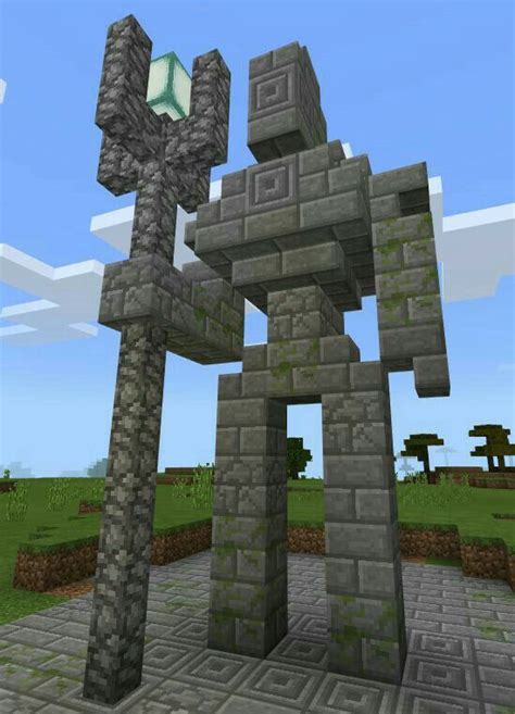 Estatua Minecraft Minecraft Statues Minecraft Architecture