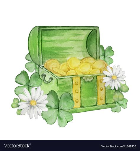 Watercolor Of St Patricks Day Royalty Free Vector Image