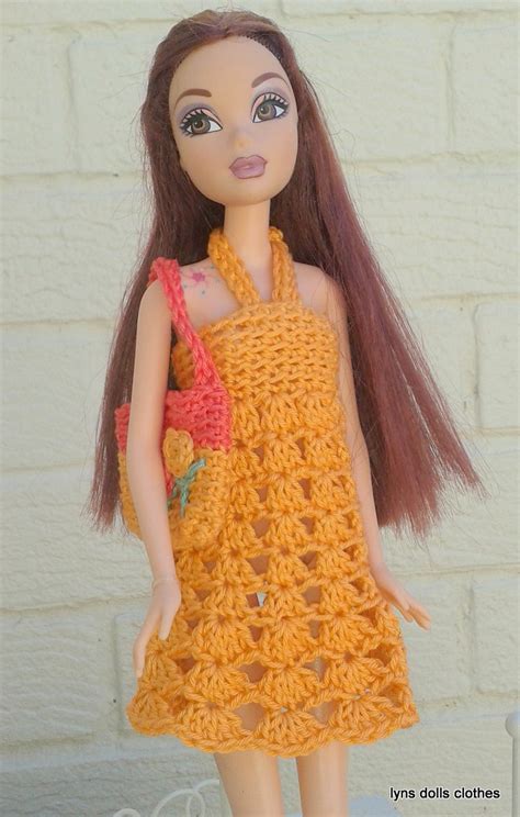 Barbies Crochet Sundress Lovely Sundress For Barbie Made U Flickr