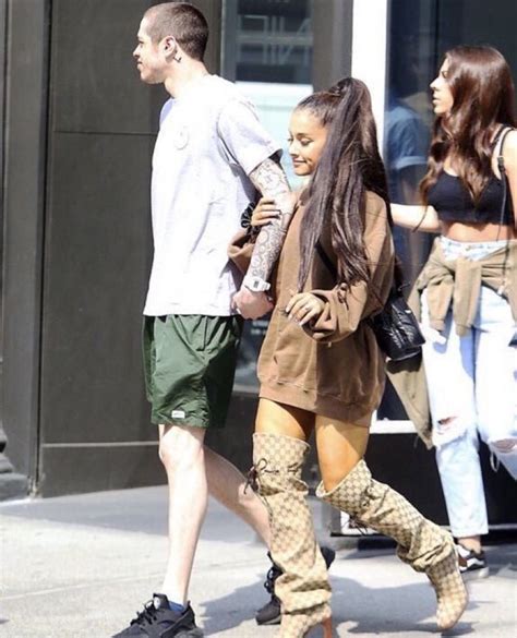 If you own any of these images, please don't hesitate to email me and i will. Ariana Grande With Her Boyfriend Pete Davidson - New York ...