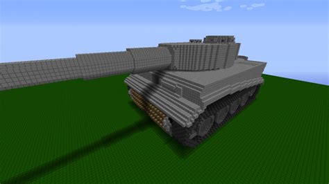 Tank Pzkpfw Vi Tiger 1 Minecraft Project
