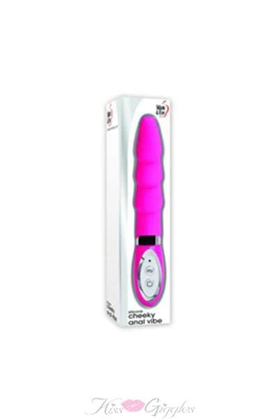 Silky Smooth Silicone Cheeky Anal Vibrator With Vibration Functions