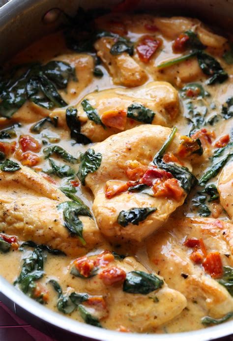 It quickly becomes a favorite of friends whenever i share the recipe. Easy Tuscan Chicken Recipe | A DELICIOUS Low-Carb Skillet ...