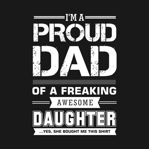 Im A Proud Dad Of A Freaking Awesome Daughter Leborn T Shirt
