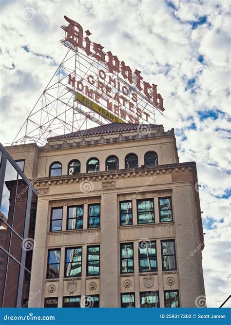 The Columbus Dispatch Newspaper Building Editorial Photography - Image