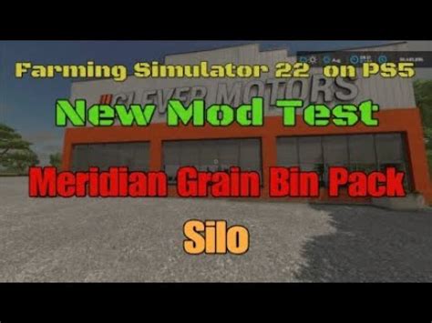 FS22 Meridian Grain Bin Pack New Mod For June 10 YouTube