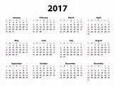 2017 Calendar Free Stock Photo - Public Domain Pictures