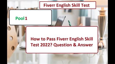 How To Pass Fiverr English Skills Test Fiverr English Test Answers