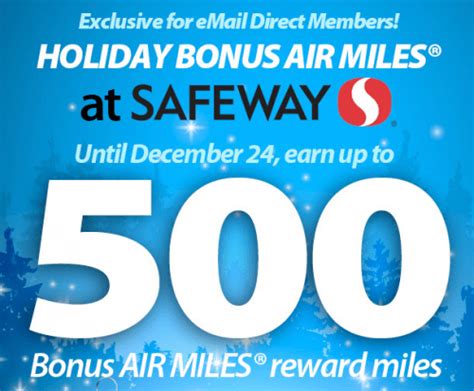 If you are a repeat customer fish for thought christmas seafood buffet box. Safeway Canada: Earn 500 Bonus Air Miles When You Spend $200 | Canadian Freebies, Coupons, Deals ...