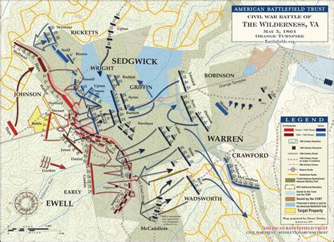 Battle Of The Wilderness Orange Turnpike May 6 1864