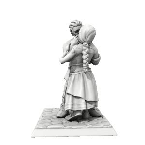 Romantic Sweet Kiss Made With Hero Forge